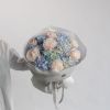 Букет с гортензией и пионами Облачный Атлас
