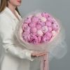 Монобукет из пионов Ягодный чизкейк