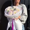 Букет с георгинами Ласточка