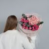 Букет с гортензией Клубничный мусс
