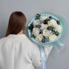 Букет с розами Флирт с оксипеталумом