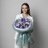 Букет с ирисами Фиолетовый сон