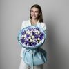 Букет с ирисами Лазурное признание