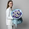 Букет с ирисами Лазурное признание