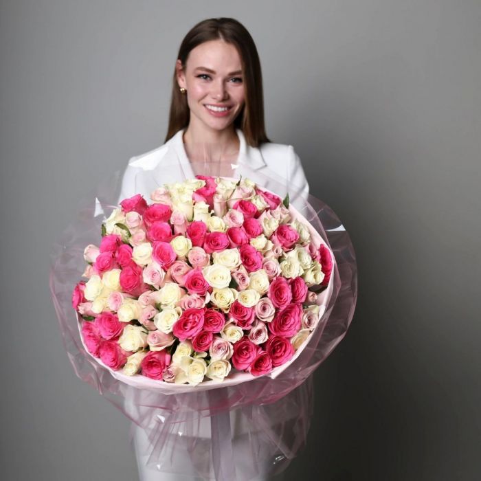 Букет из 101 розы Кения